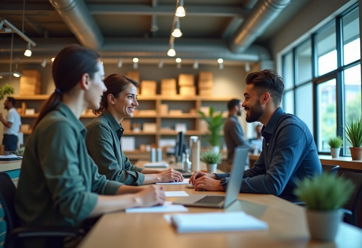 Collaboration en vente au détail