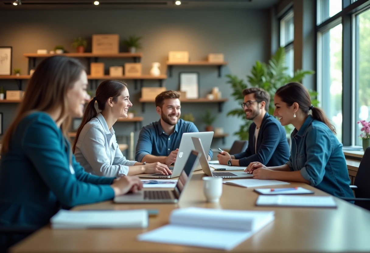 Customer service team collaboration