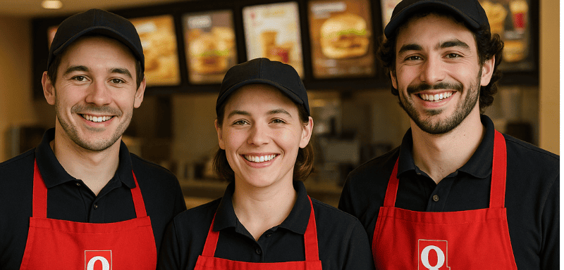 Employés de Quick.