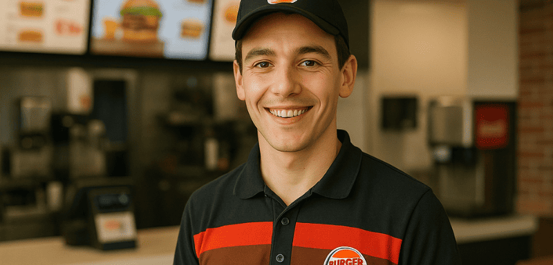 Employé de Burger King.