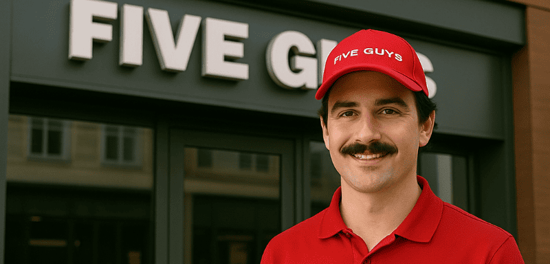 Employé de Five Guys.