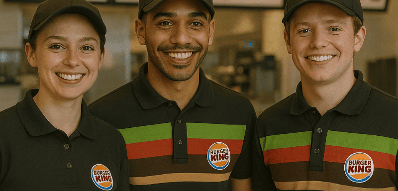 Collaborateurs de Burger King.