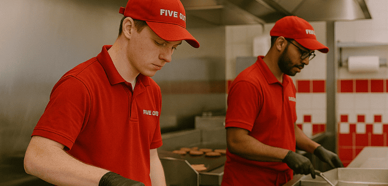 Collaborateurs de Five Guys.
